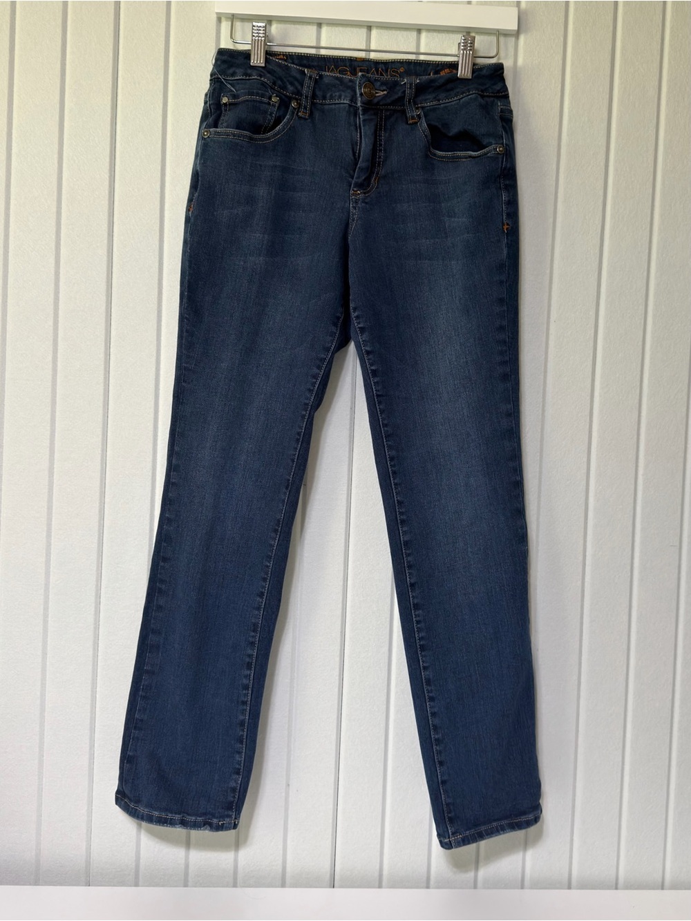 Jag Jeans Women's Dark Blue Mid-Rise Slim Leg
